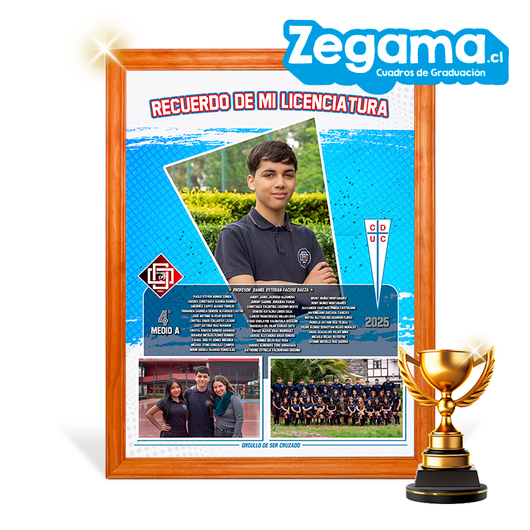 Cuadro de Graduacion Futbolero Cruzados