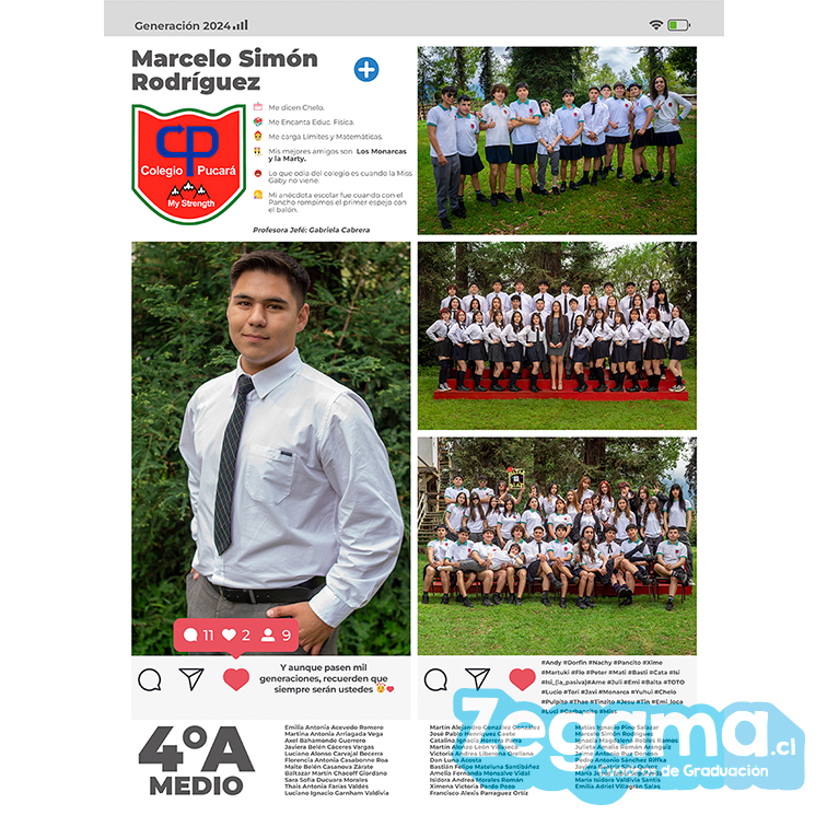Cuadro Graduacion Estilo Insta