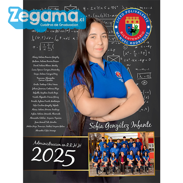 Cuadro Graduación Pizarra