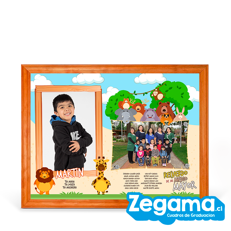 Cuadro Graduacion Infantil Selva