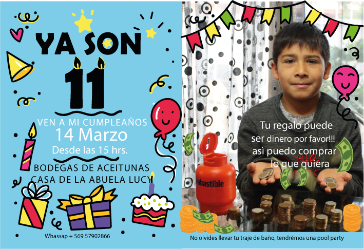 Invitacion Cumpleaños