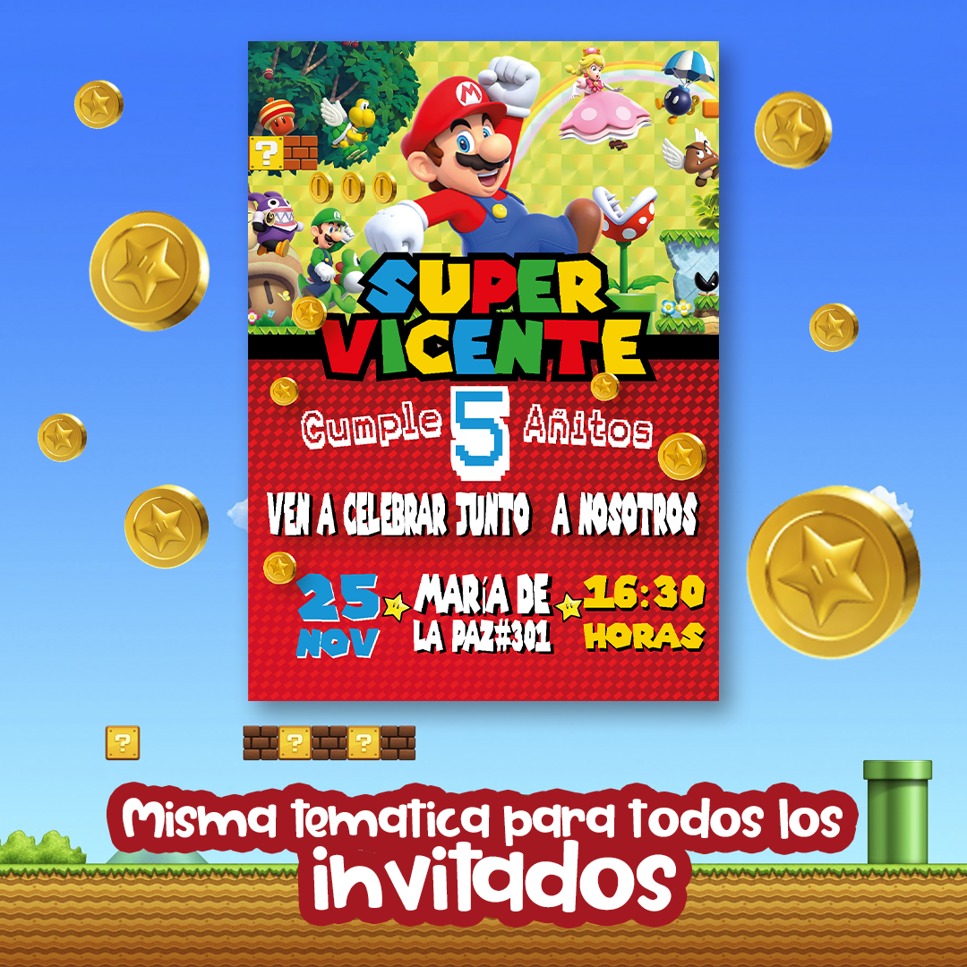 Invitacion Cumpleaños