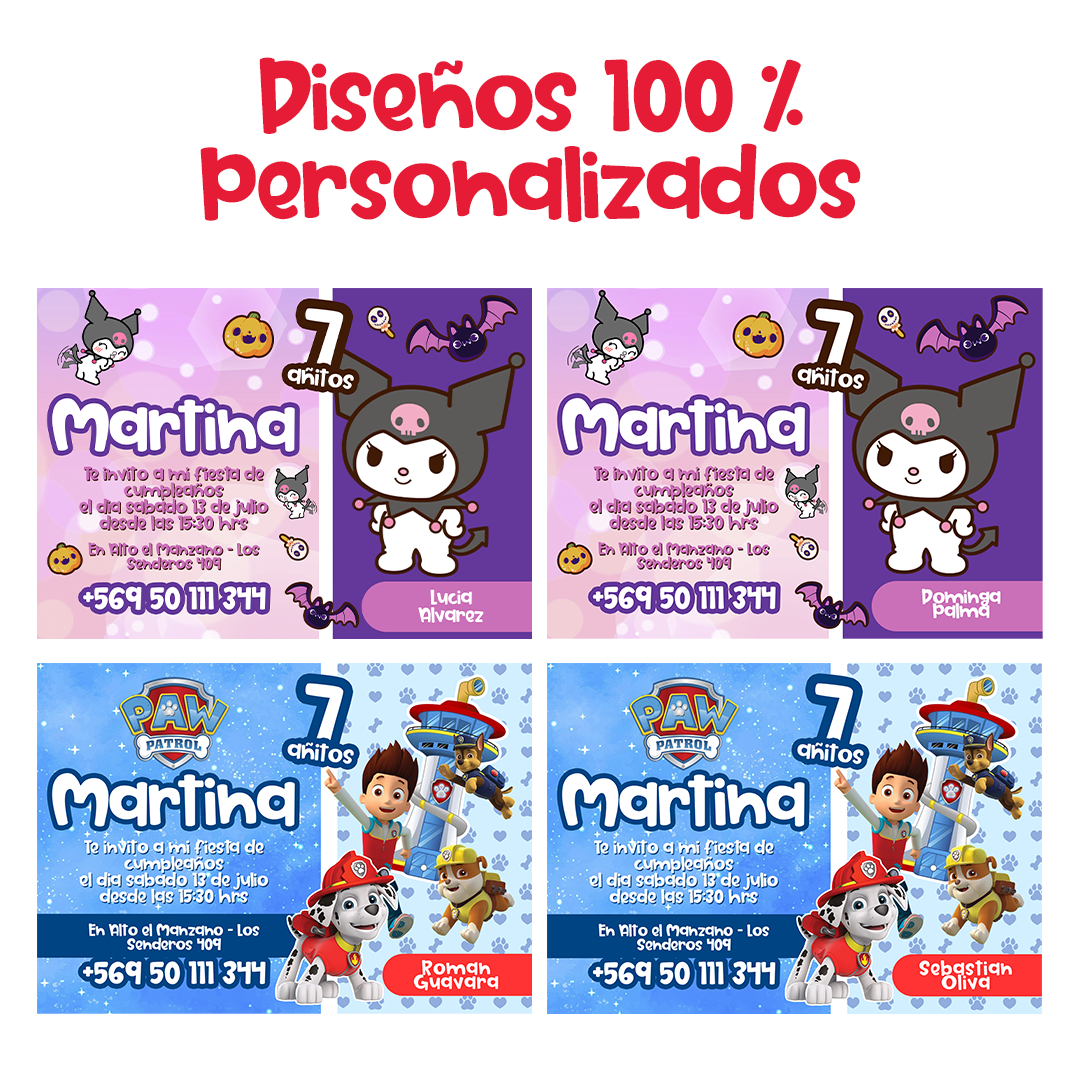 Invitacion Cumpleaños