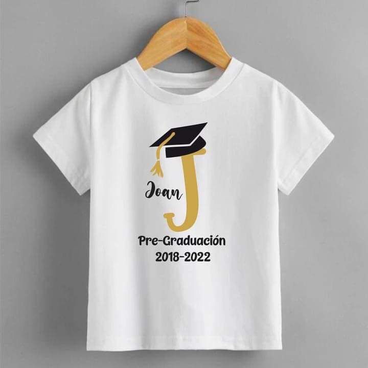 Polera Graduacion Vinilo Textil