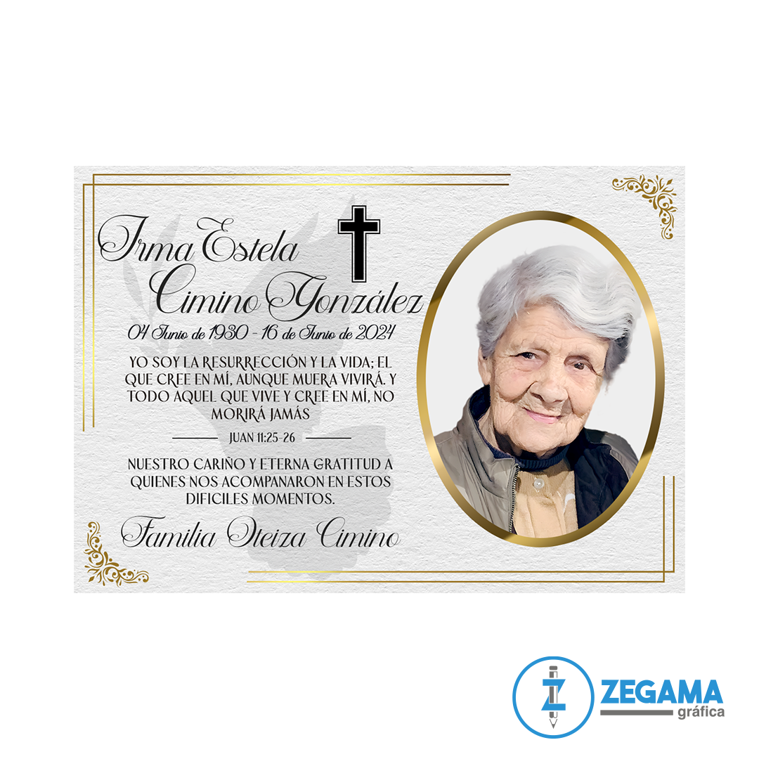 Tarjetas de Condolencia
