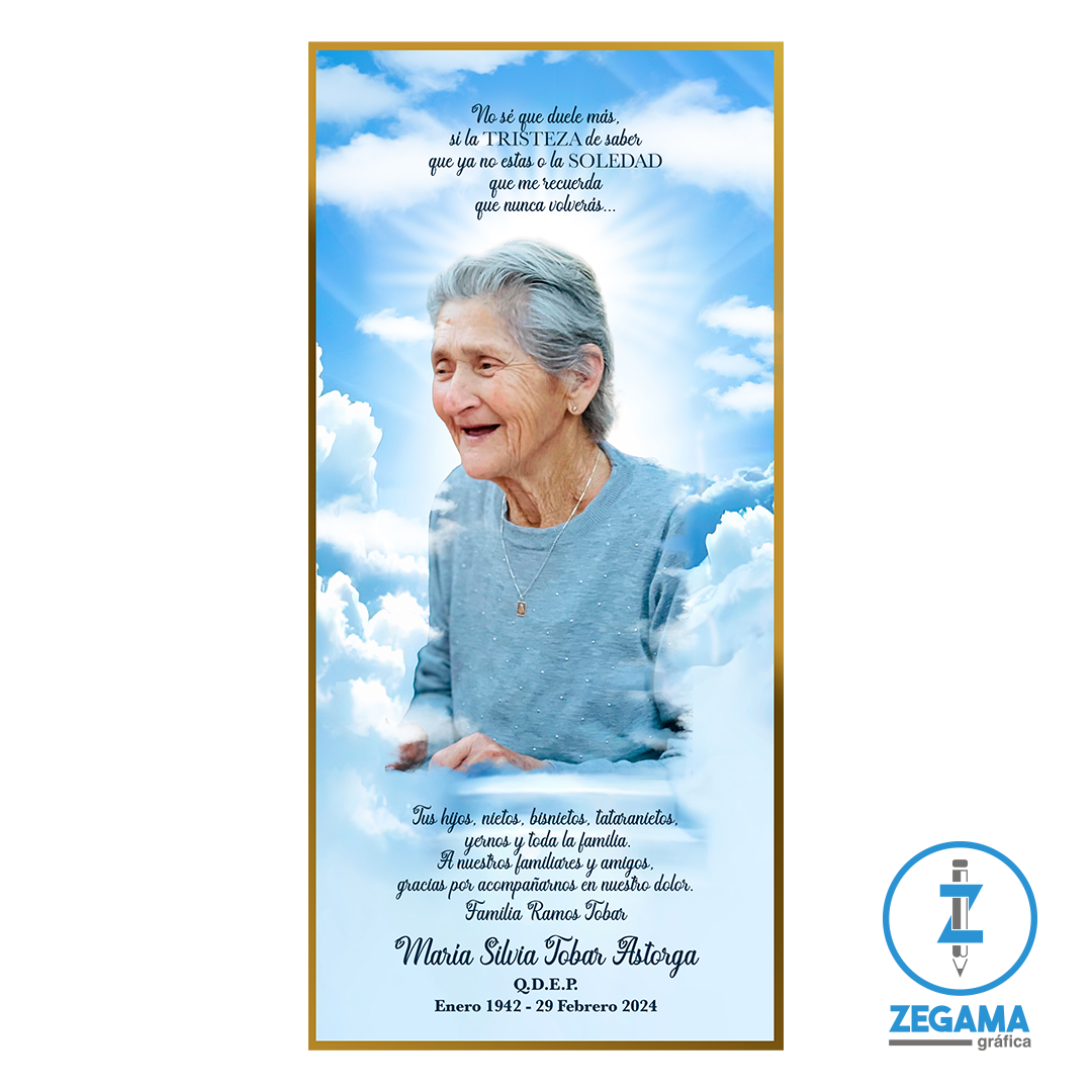 Tarjeta de Condolencia XL