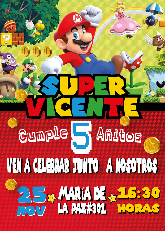 Invitacion Cumpleaños