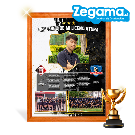 Cuadro de Graduacion Futbolero Albo Campeon