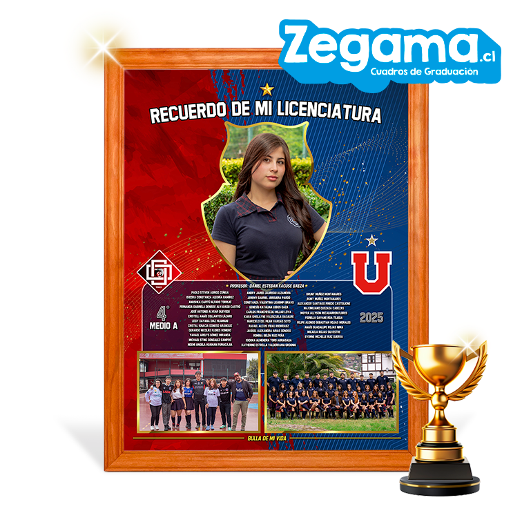 Cuadro de Graduacion futbolero Bulla