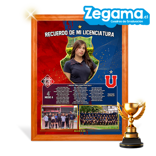 Cuadro de Graduacion futbolero Bulla