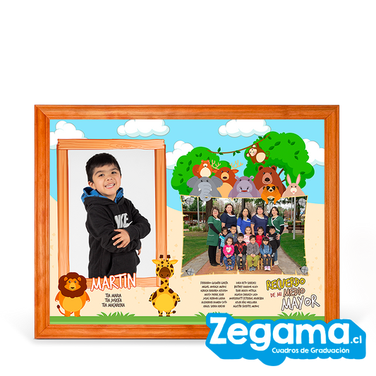 Cuadro Graduacion Infantil Selva