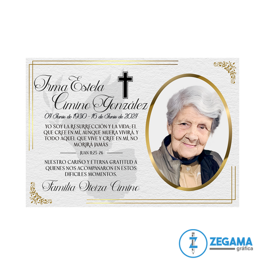 Tarjetas de Condolencia